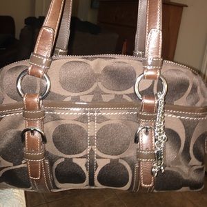 Brown Coach bag